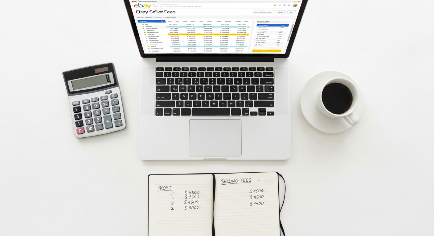 eBay seller dashboard and profit calculation